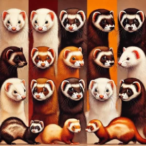 Ferret color patterns